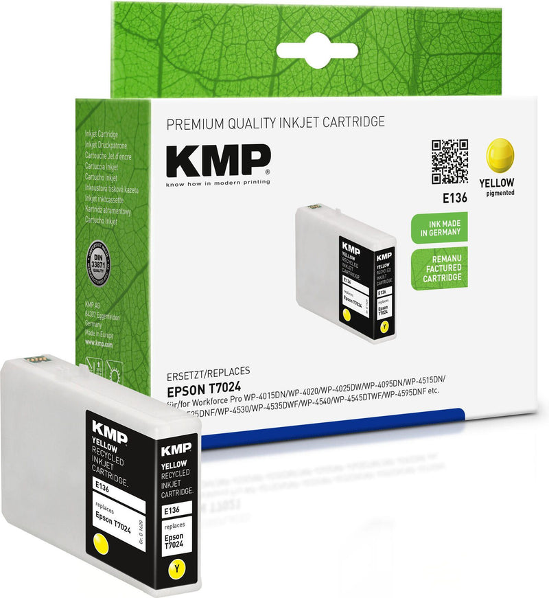 KMP Druckerpatrone E136 gelb kompatibel zu EPSON T7024XL