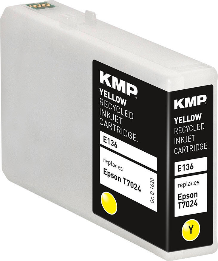 KMP Druckerpatrone E136 gelb kompatibel zu EPSON T7024XL