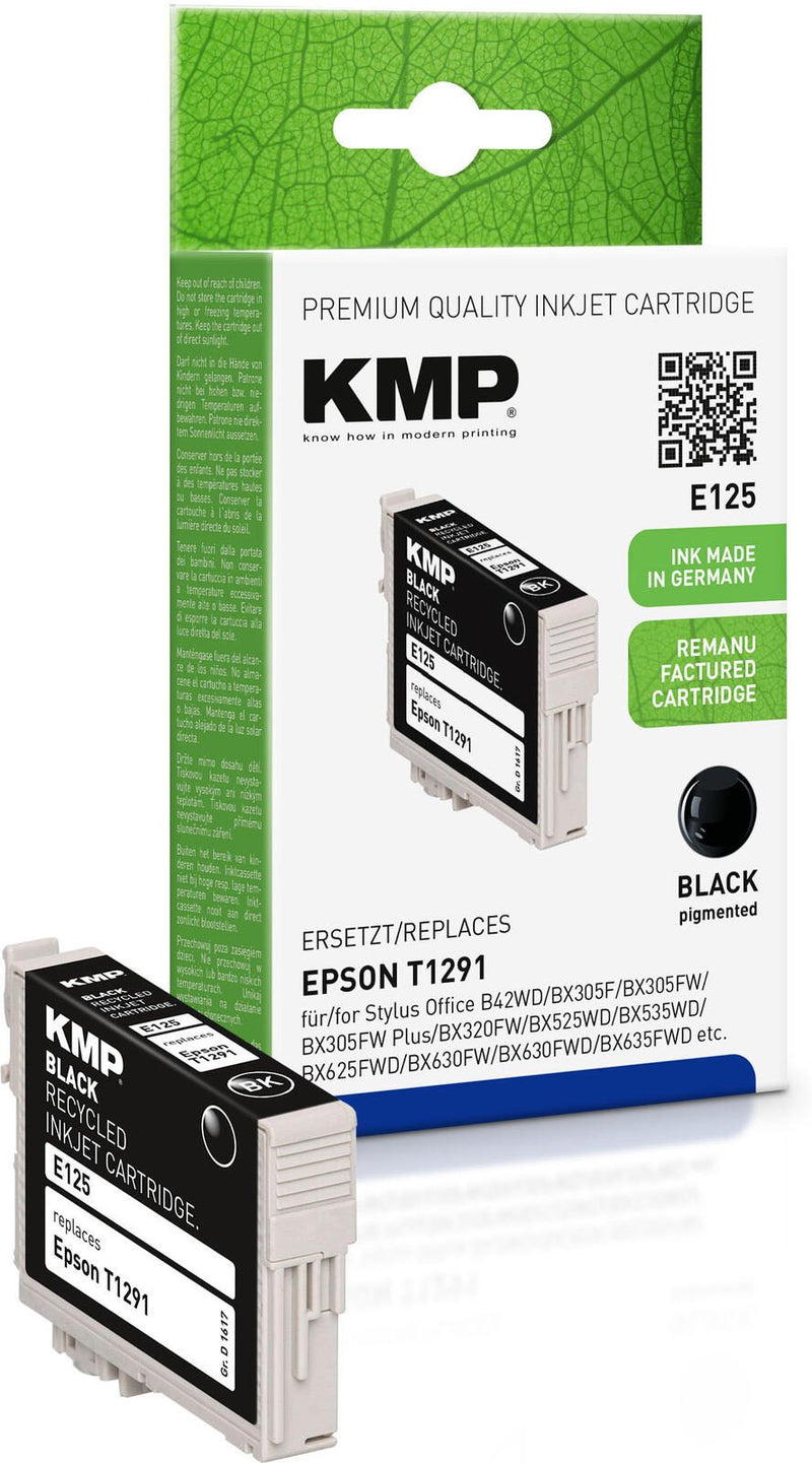 KMP Druckerpatrone E125 schwarz kompatibel zu EPSON T1291L