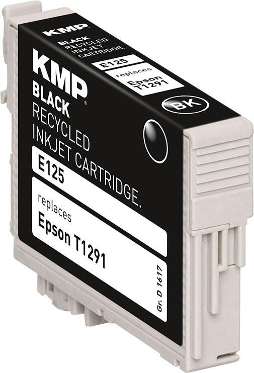 KMP Druckerpatrone E125 schwarz kompatibel zu EPSON T1291L