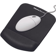 Fellowes Mousepad mit Handgelenkauflage PlushTouch schwarz