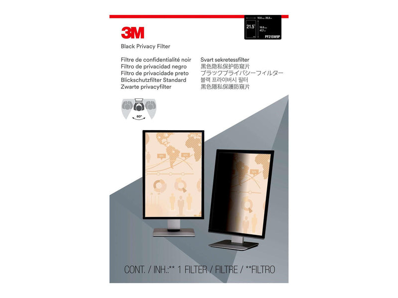 3M Display-Blickschutzfolie passend für Modell: 21,5 Zoll 16:9