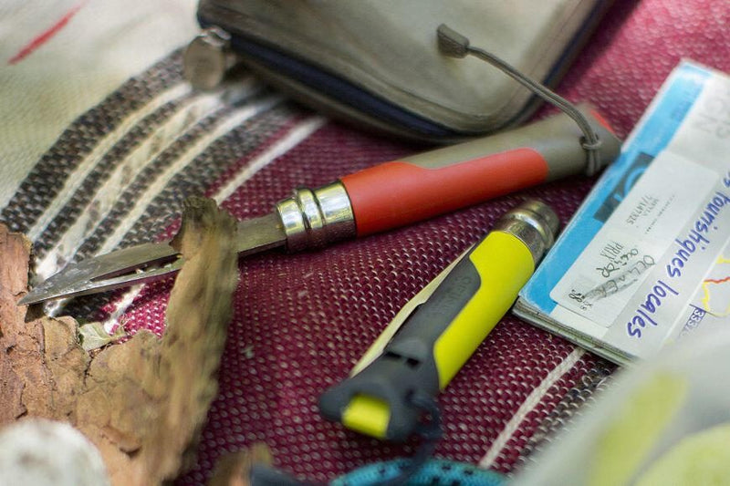 OPINEL Klappmesser grün/grau