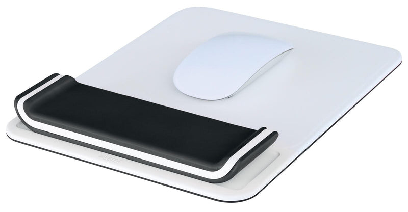 LEITZ Mousepad mit Handgelenkauflage Ergo WOW weiß, schwarz