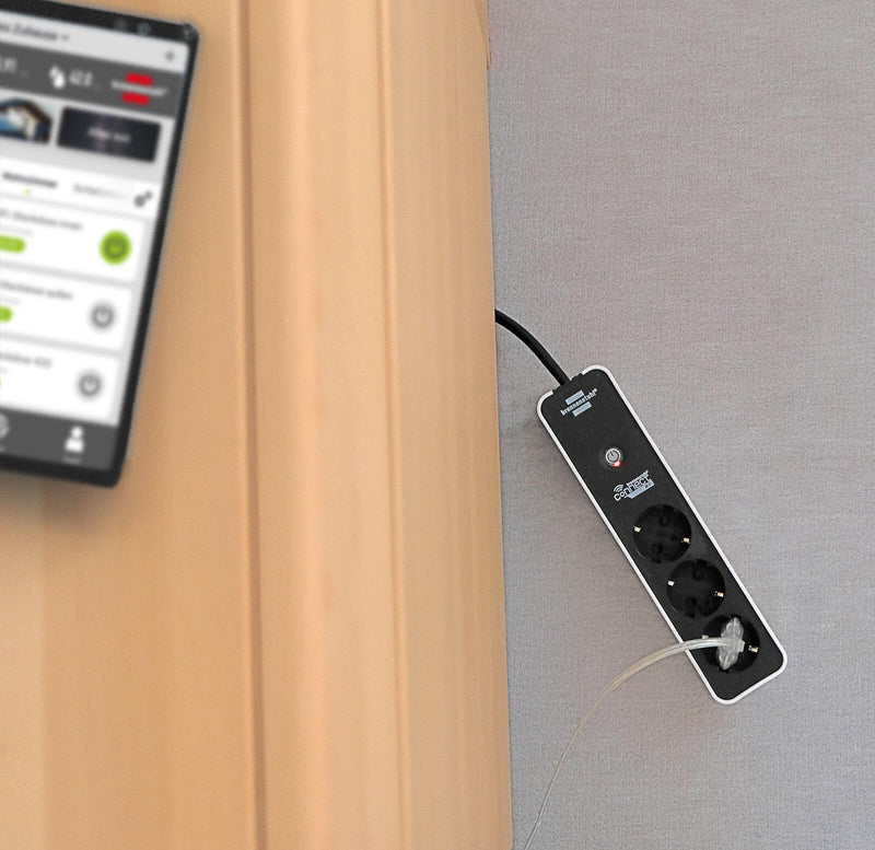 brennenstuhl WLAN-Steckdosenleiste Connect Ecolor 3-fach