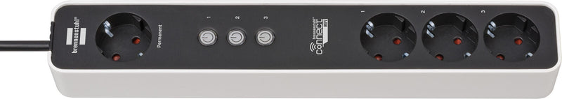 brennenstuhl WLAN-Steckdosenleiste Connect Ecolor 4-fach