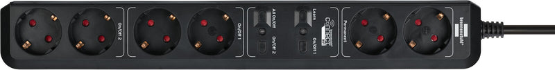 brennenstuhl WLAN-Steckdosenleiste Connect Eco-Line 6-fach