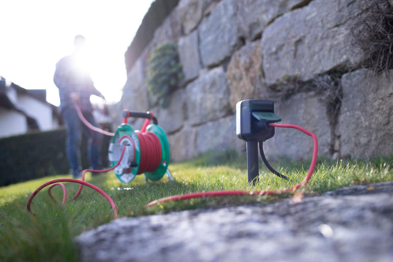 brennenstuhl WLAN-Steckdosen Connect 2-fach 3 m Erdspieß