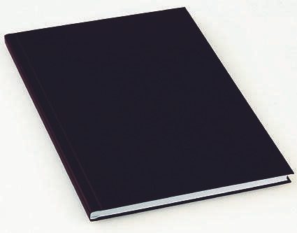 LEITZ Buchbindemappen schwarz für 246-280 Blatt DIN A4