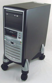 Fellowes PC-Ständer mit Rollen schwarz, silber