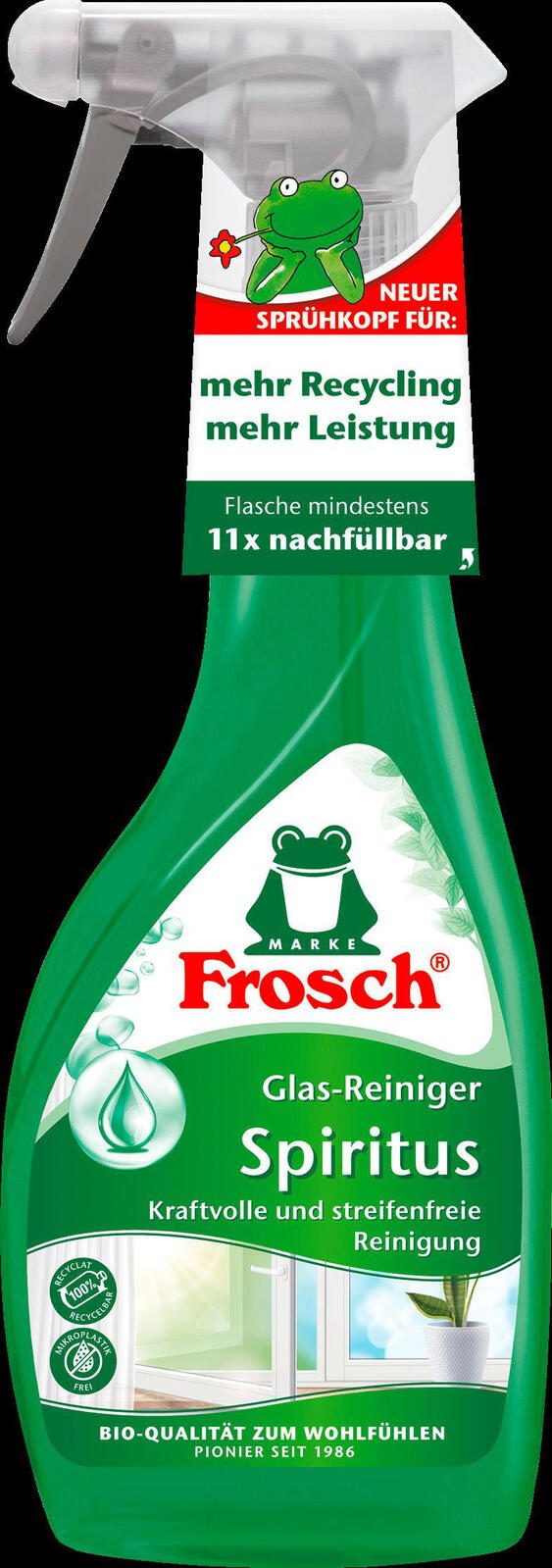 Frosch® Glasreiniger Spiritus 0,50 l