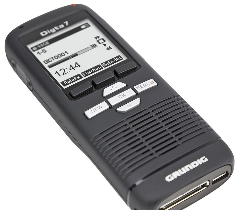 GRUNDIG Digta 7 mit DigtaSoft One digitales Diktiergerät 2 GB