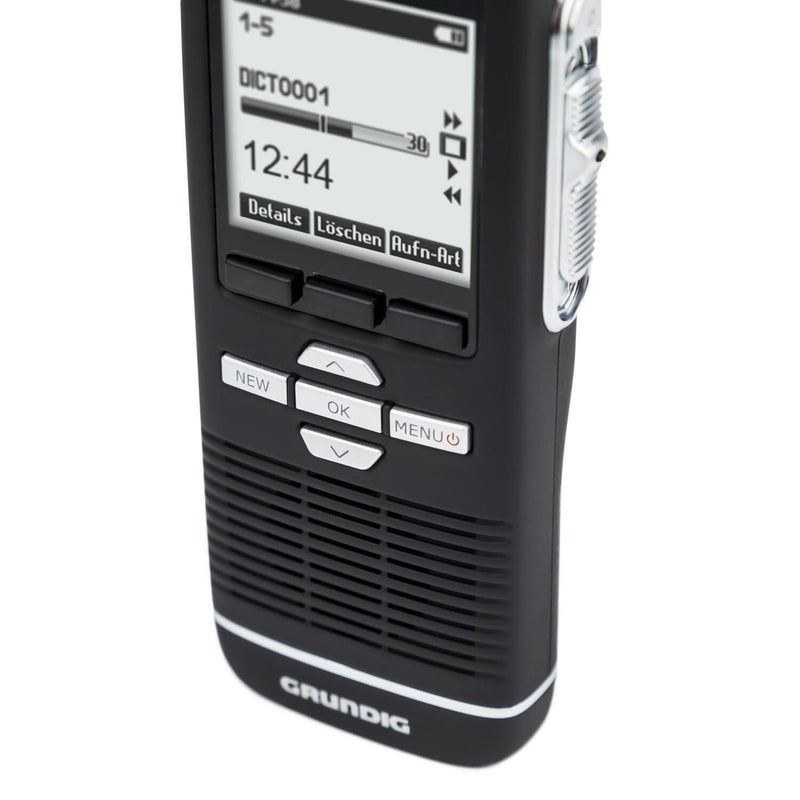 GRUNDIG Digta 7 Premium Set mit DigtaSoft One Software digitales Diktiergerät-Set 2 GB