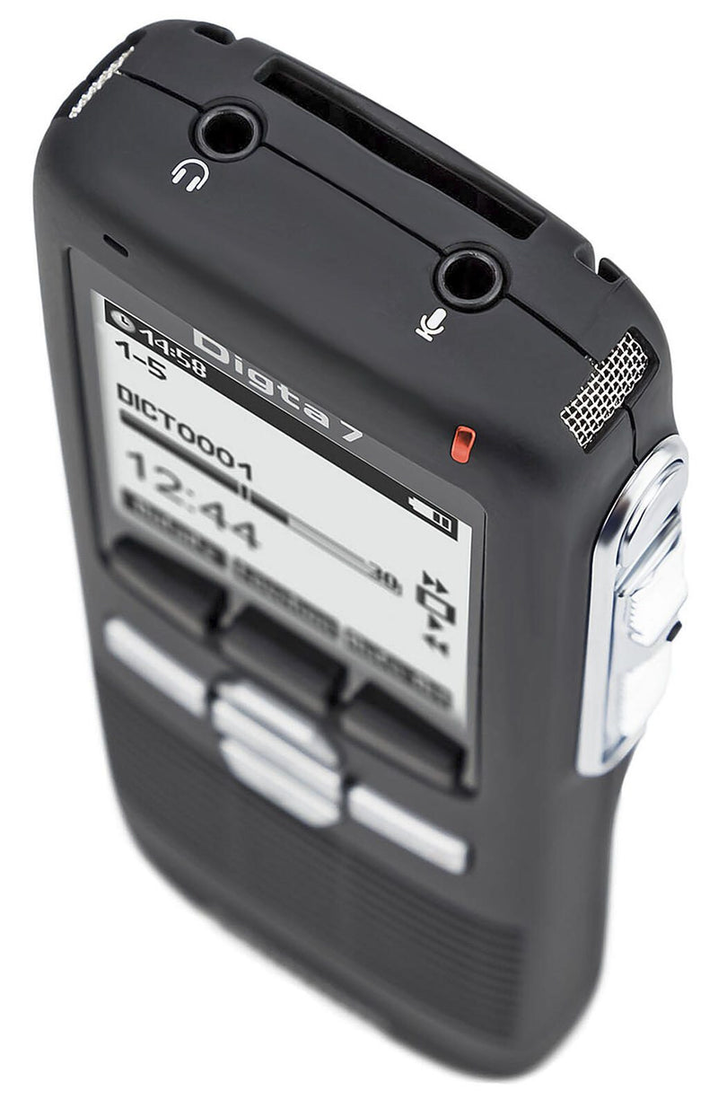 GRUNDIG Digta 7 Starter Kit mit DigtaSoft One digitales Diktiergerät-Set 2 GB
