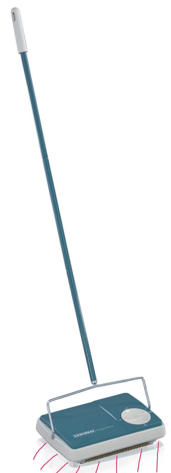 LEIFHEIT Teppichkehrer Kunststoff blau/weiß
