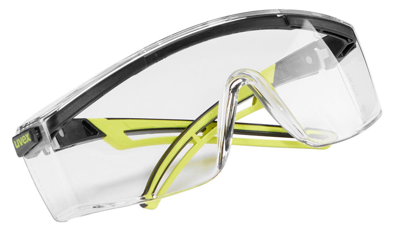 uvex Schutzbrille astrospec 2.0 schwarz, lime