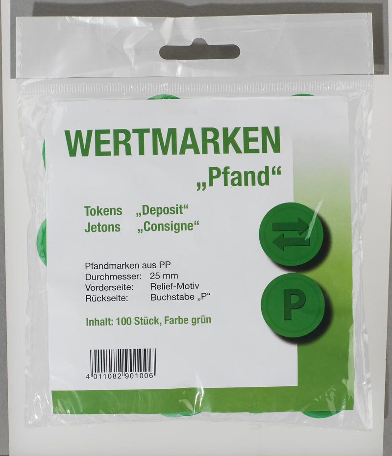 WOLF & APPENZELLER Pfand Wertchips grün
