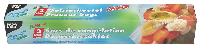 PAPSTAR Gefrierbeutel Polyethylen (PE) 3,0 l