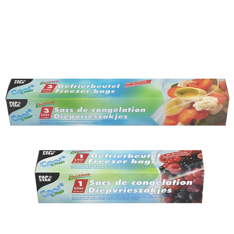 PAPSTAR Gefrierbeutel Polyethylen (PE) 3,0 l