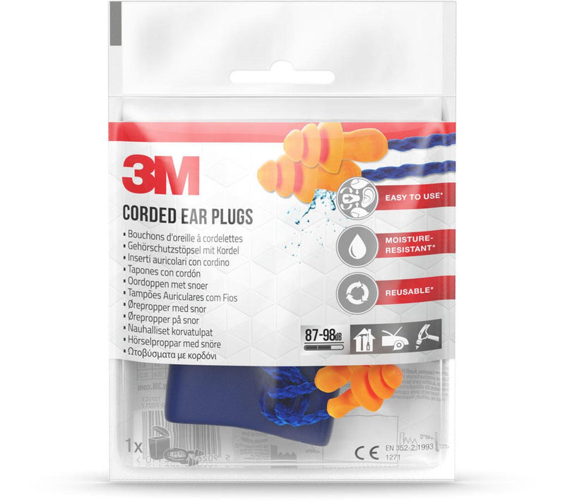 3M Ohrstöpsel 25 dB gelb hypoallergischer PU-Schaum