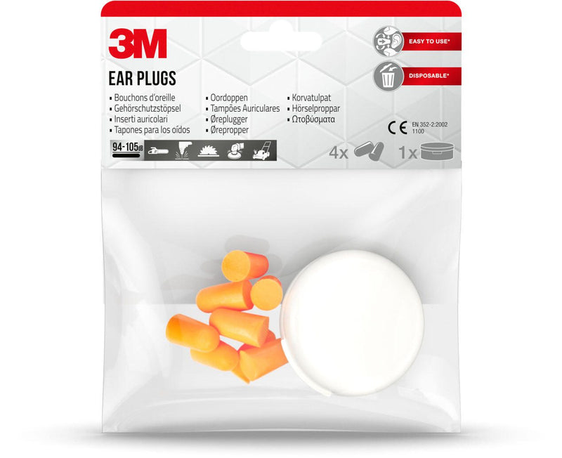 3M Ohrstöpsel 37 dB orange hypoallergischer PU-Schaum