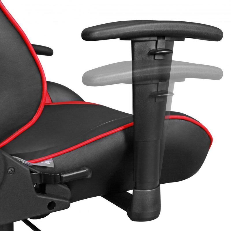 AMSTYLE Gamingstuhl schwarz/rot