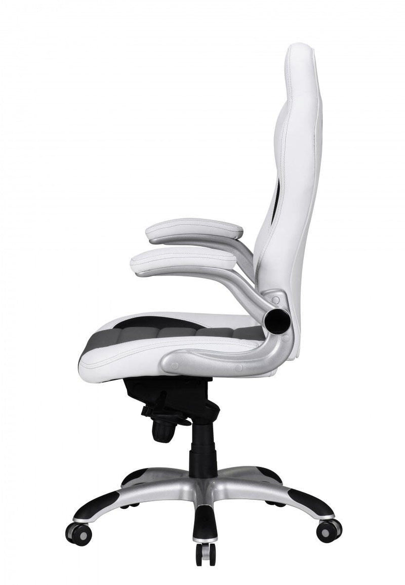 AMSTYLE Gaming Stuhl weiß/grau
