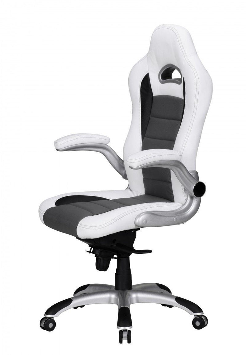 AMSTYLE Gaming Stuhl weiß/grau