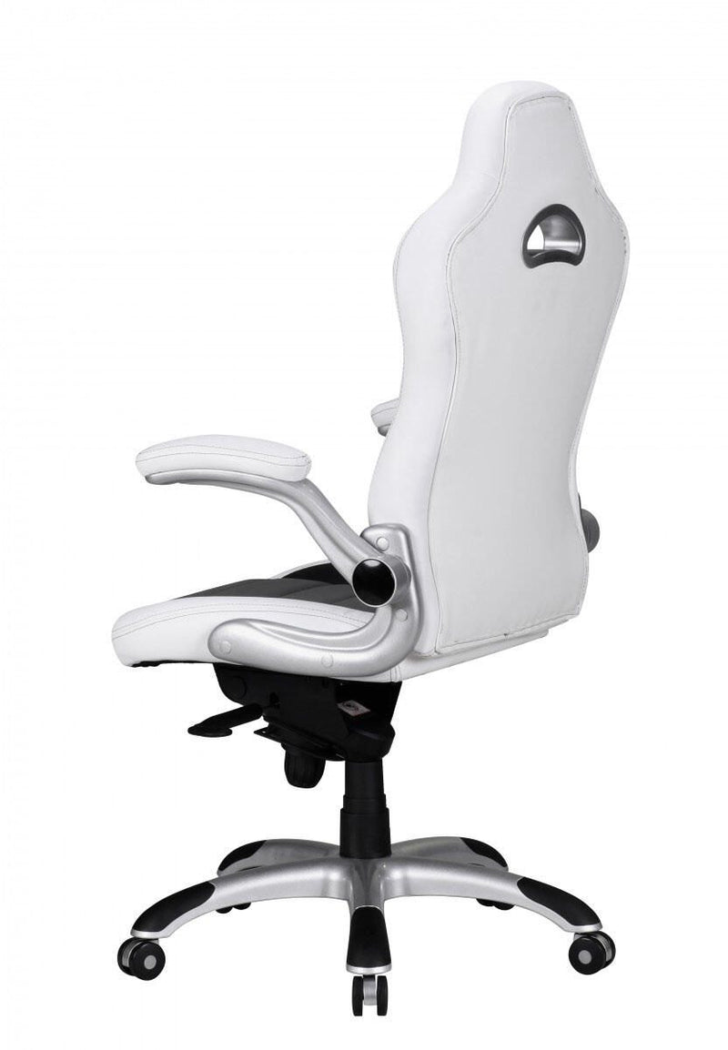AMSTYLE Gaming Stuhl weiß/grau