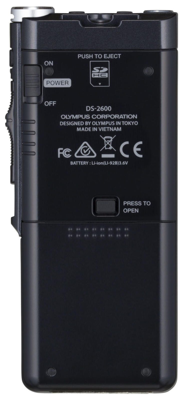 OLYMPUS DS-2600 + AS-2400 digitales Diktiergerät-Set 2 GB