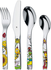 WMF Kinderbesteck-Set Biene Maja silber, gelb
