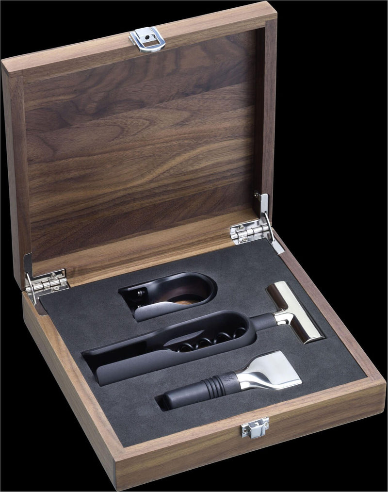 WMF Baric Sommelier-Set silber, schwarz