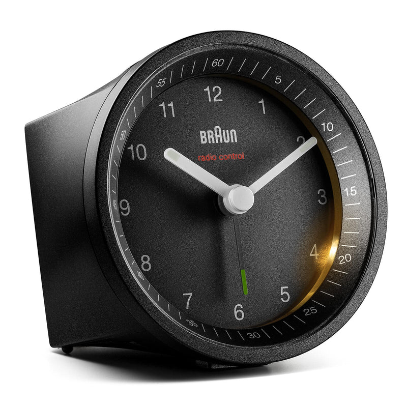 BRAUN Funkwecker BC 07 B-DCF Ø 8 cm schwarz