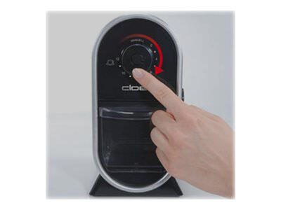Cloer 7560 elektronische Kaffeemühle schwarz, transparent