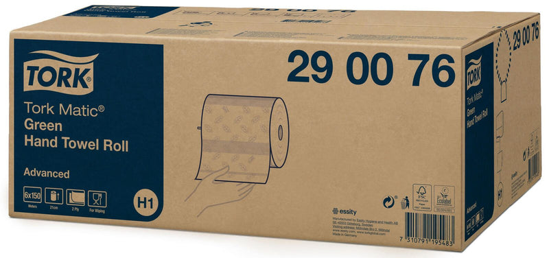 TORK Handtuchrollen 2-lagig grün