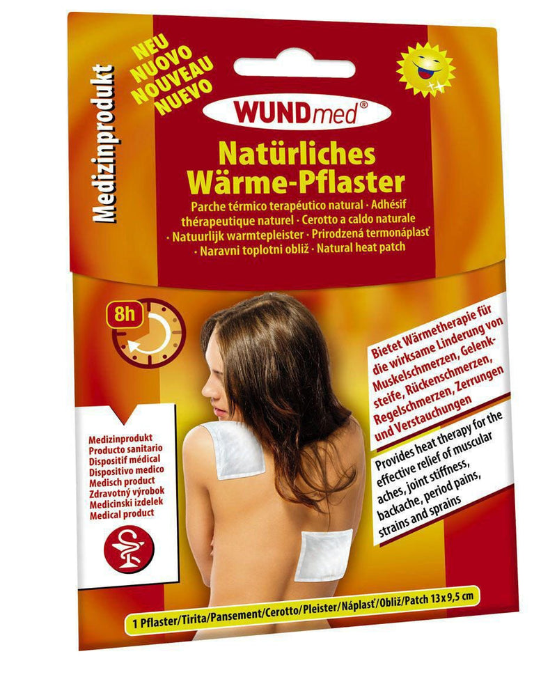 WUNDmed® Wärmepflaster 9.5 cm x 13 cm weiß