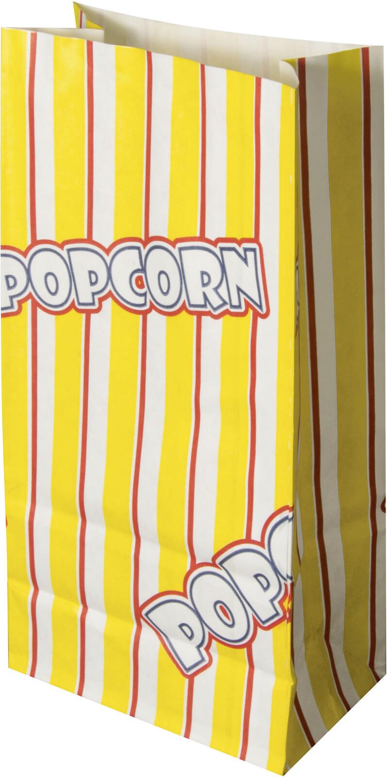 PAPSTAR Popcorntüten 86616 gelb, weiß, rot 1,3 l