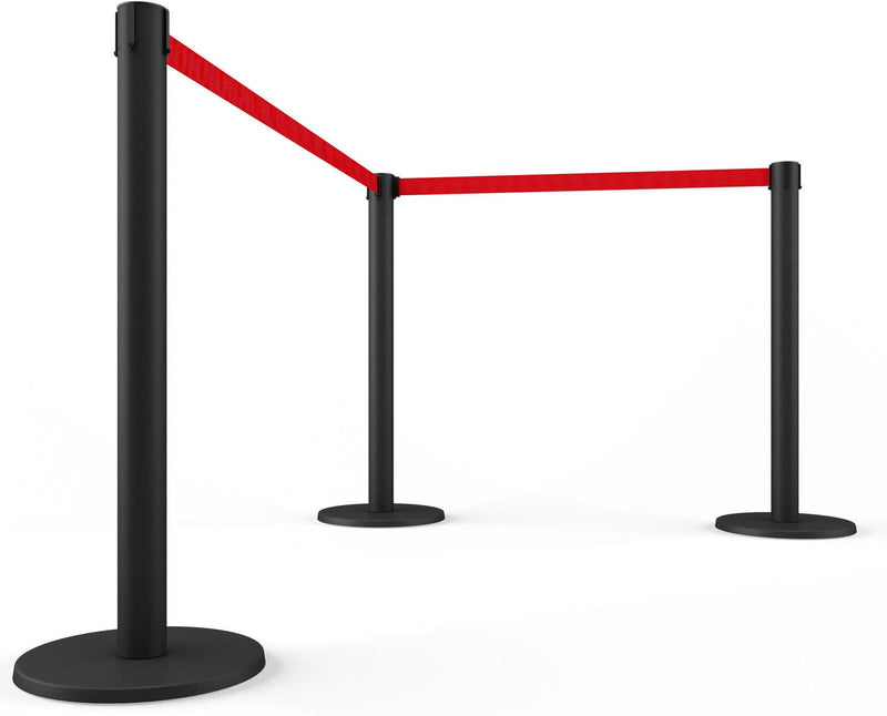 update displays Absperrpfosten schwarz