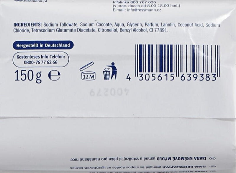 ISANA SENSITIV Feste Seife 150 g