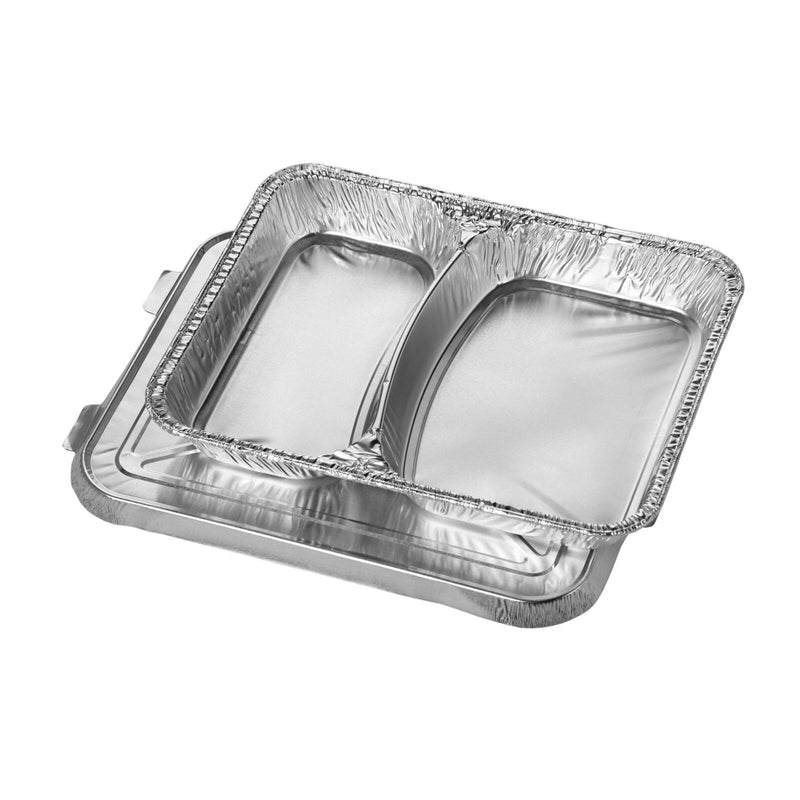 PAPSTAR Menüschalen mit Deckel 830,0 ml silber