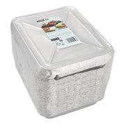PAPSTAR Menüschalen mit Deckel 830,0 ml silber