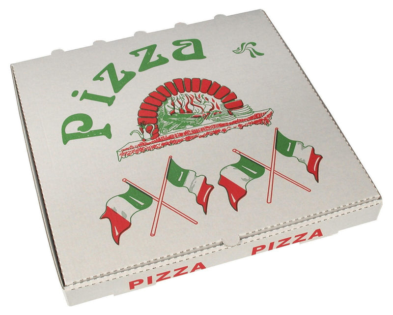PAPSTAR Pizzakartons weiß, rot, grün