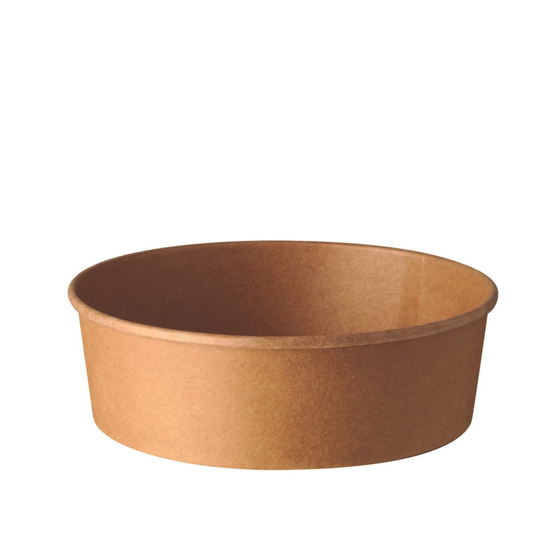 PAPSTAR pure Einweg-Salatschalen 15 cm 500 ml braun