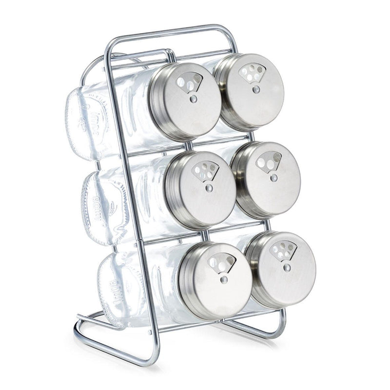 Zeller Gewürzregal transparent, silber