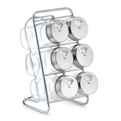 Zeller Gewürzregal transparent, silber