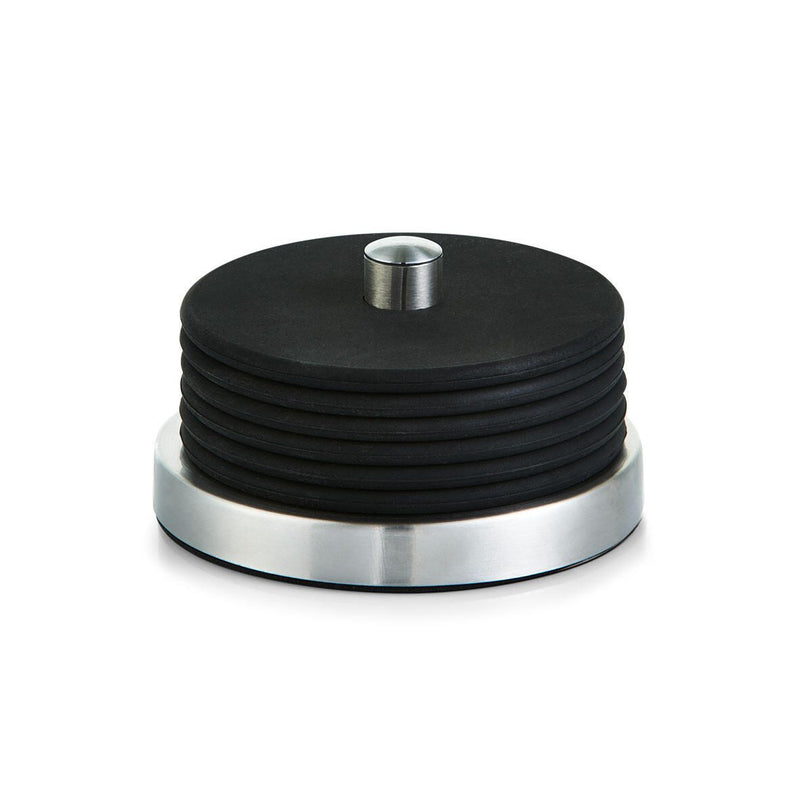 Zeller Untersetzer 10 cm schwarz, silber
