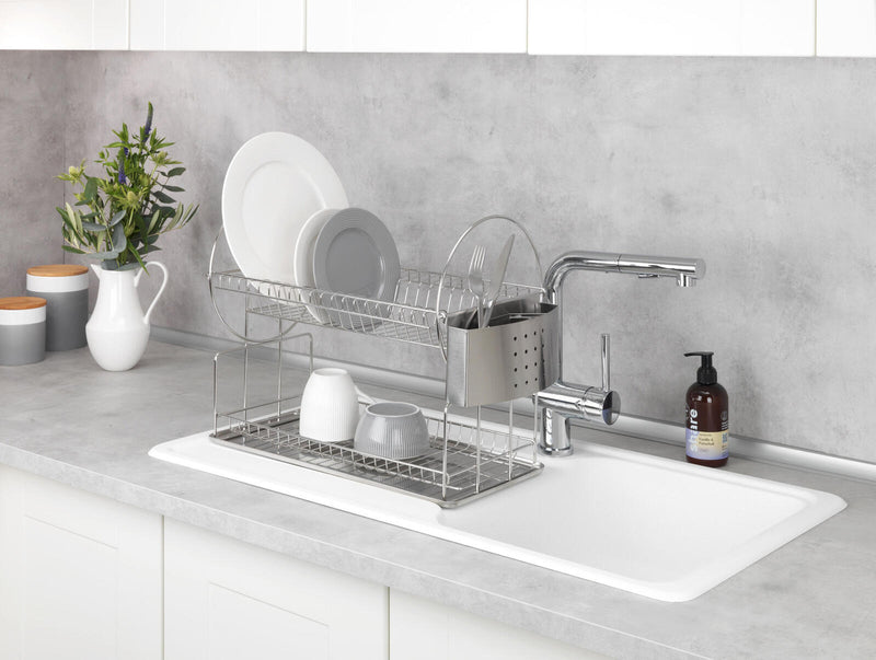 Maximex Exclusiv Duo Geschirrabtropfständer silber
