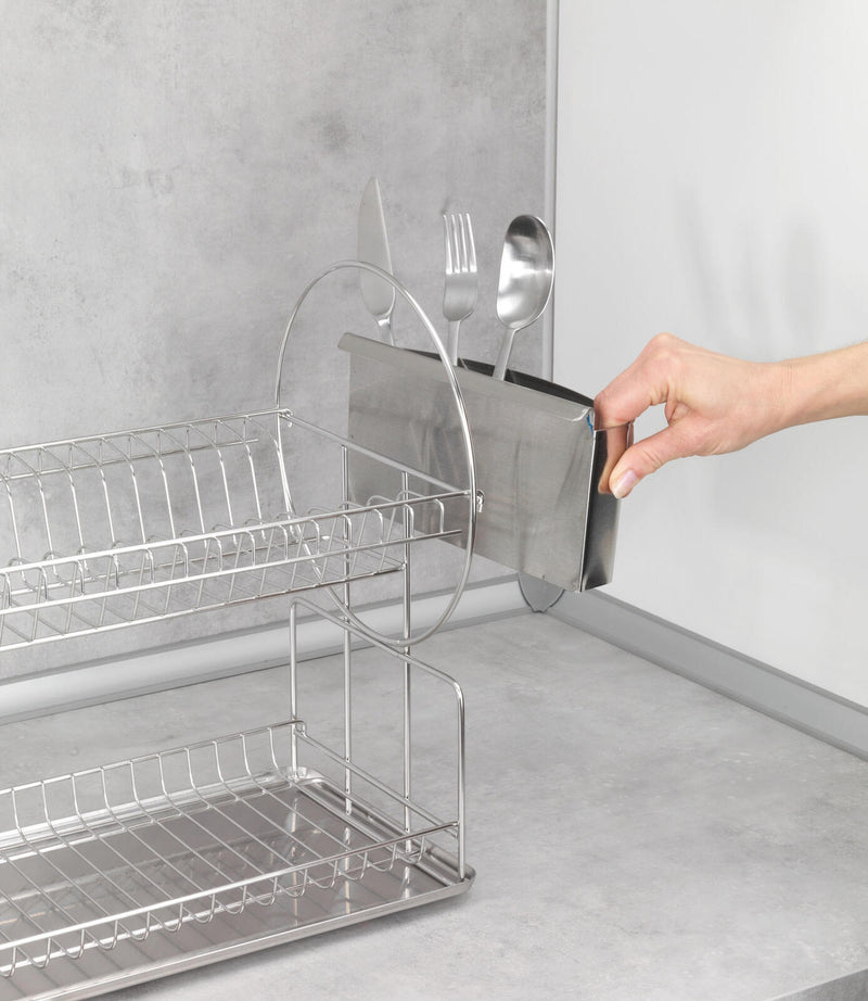 Maximex Exclusiv Duo Geschirrabtropfständer silber