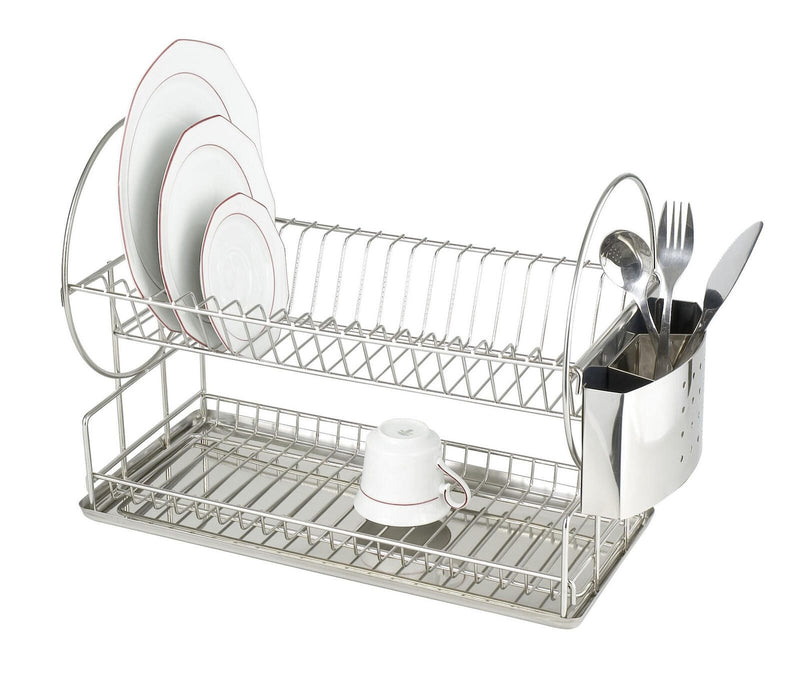 Maximex Exclusiv Duo Geschirrabtropfständer silber