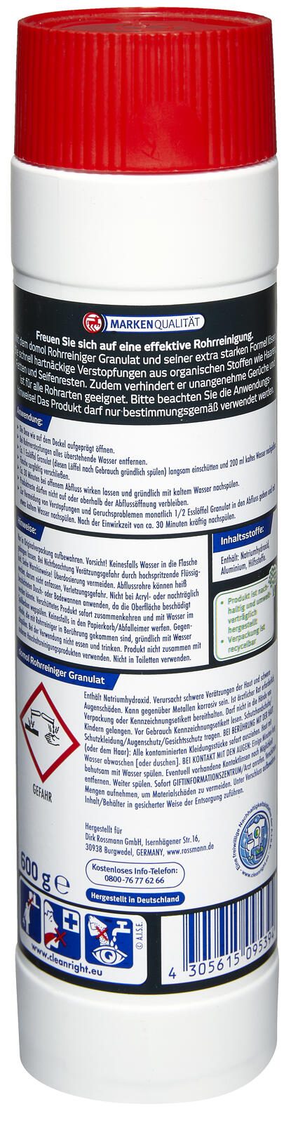 domol Rohrreiniger 600,0 g